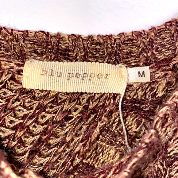 Blu pepper backless knitted sweater. - Picture 5 of 5